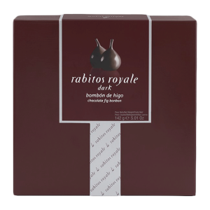 BOMBÓN DE HIGO. RABITOS ROYALE DARK. 142 GR 9 UNIDADES