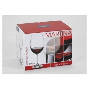 Copa de Cristal Bohemia "MARTINA" 590ML